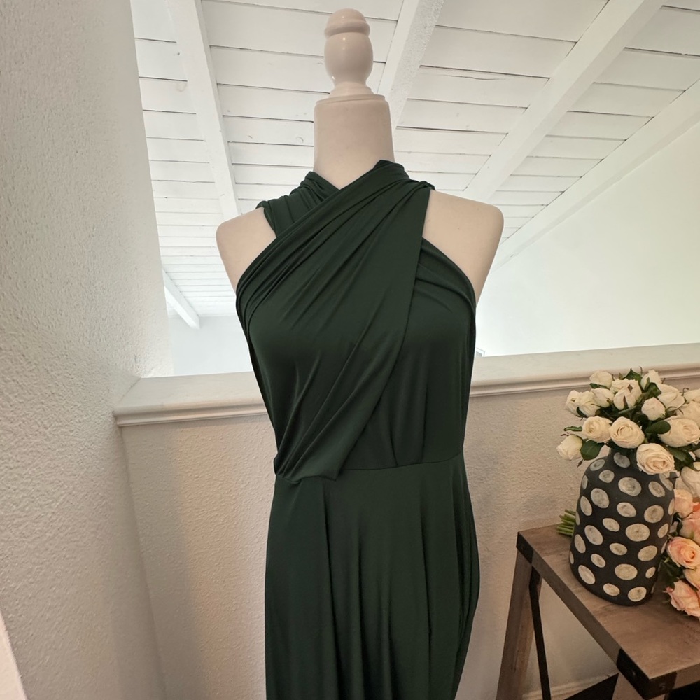 Elegant Green Maxi Dress